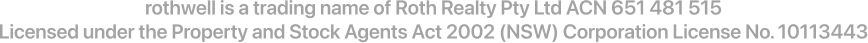 Rothwell footer information